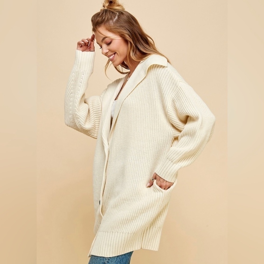 Cozy Cream Women's Sweater - Picture 3 of 5